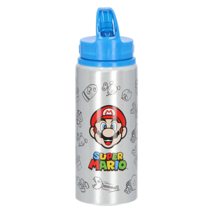 Super Mario Aluminium Drinkfles, 710ml.