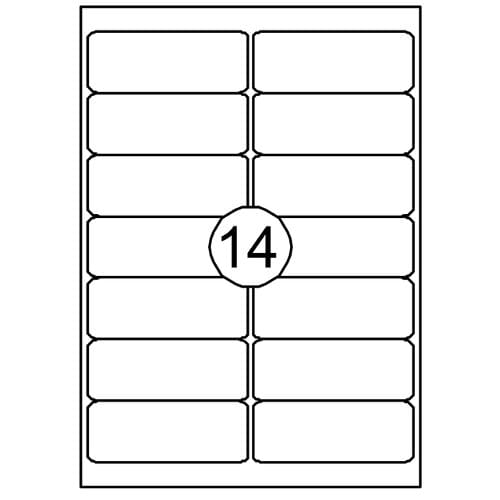 Etiket Quantore 99.1x38.1mm 210 stuks