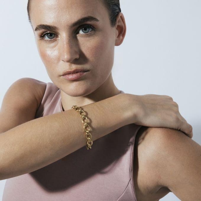 Luxenter Armband met 18-karaats geelgoud afwerking - Neehi