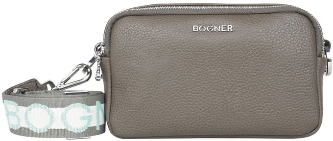 Bogner Leren Schoudertas Andermatt Avy Shoulderbag Falcon Taupe