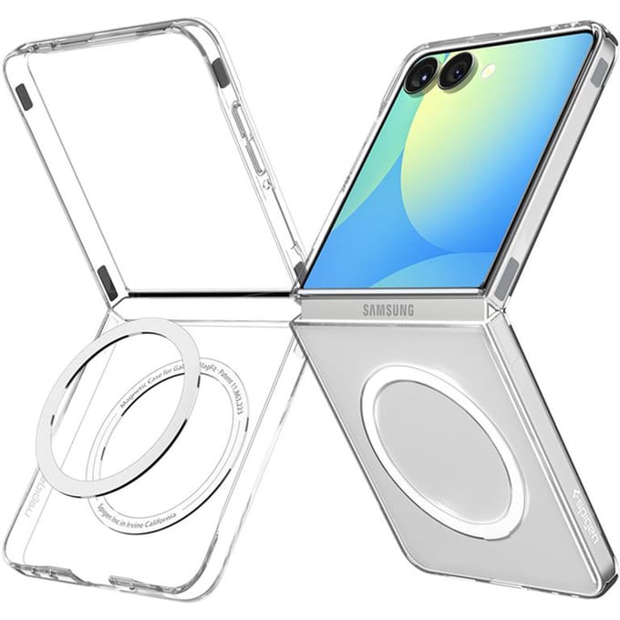 MagSafe-hoesje voor Samsung Galaxy Z Flip7 F766, Spigen, Air Skin, Transparant ACS09556