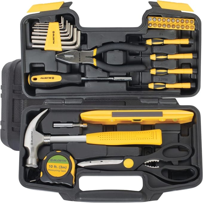 39-delige handgereedschapset - compacte toolkit voor huiseigenaren en professionals