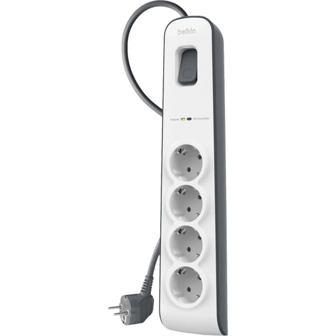 Belkin Surge Protector 4 Outlet 2 meter
