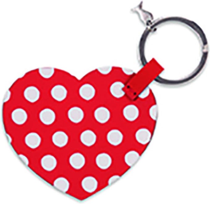 Vacavaliente - Sleutelhanger Hart (by Paola Navone) - Gerecycled Leer - Grijs