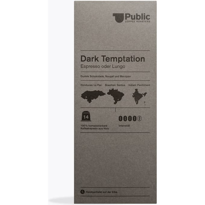 Public Coffee Roasters Dark Temptation 14 capsules Nespresso®-compatibel
