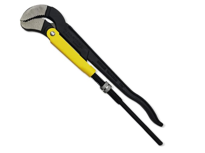 Verstelbare Zweedse pijptang, max 55mm opening, 420mm lengte