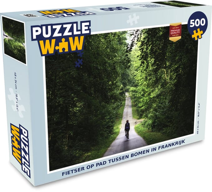 Puzzel Frankrijk - Bomen - Pad - Legpuzzel - Puzzel 500 stukjes