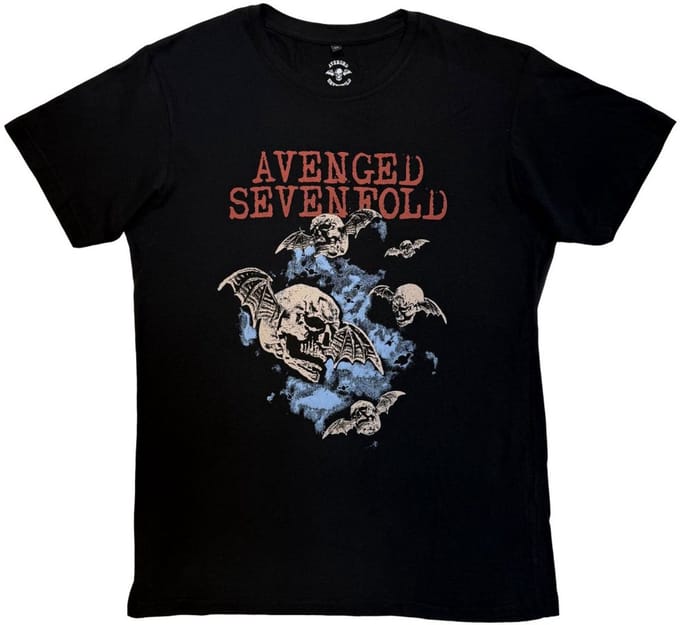 Avenged Sevenfold - Night Bats Heren Tshirt - S - Zwart