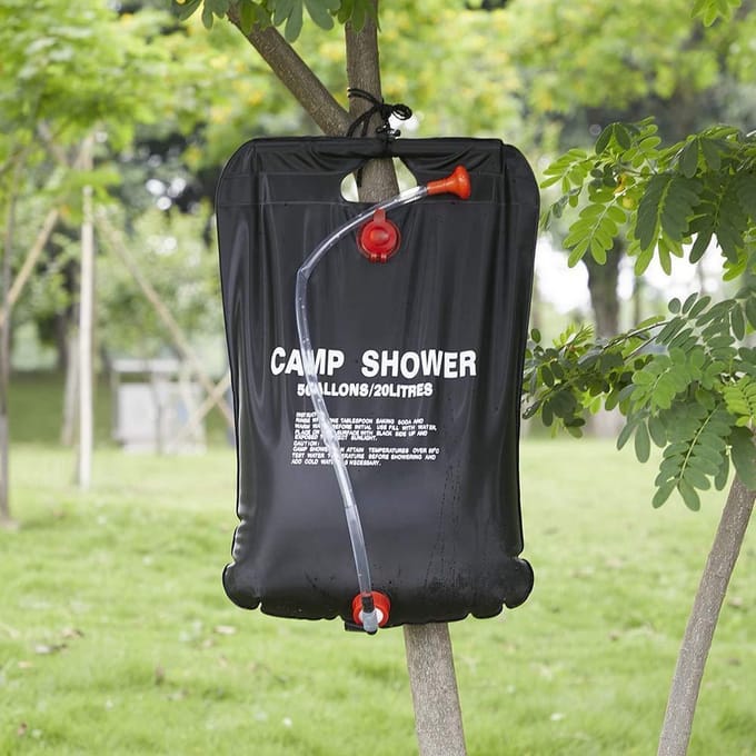 Solar Tuindouche buitendouche - Douchezak 20 L - Solar buitendouche met Douchekop - Waterzak - Tuin - Camping douche
