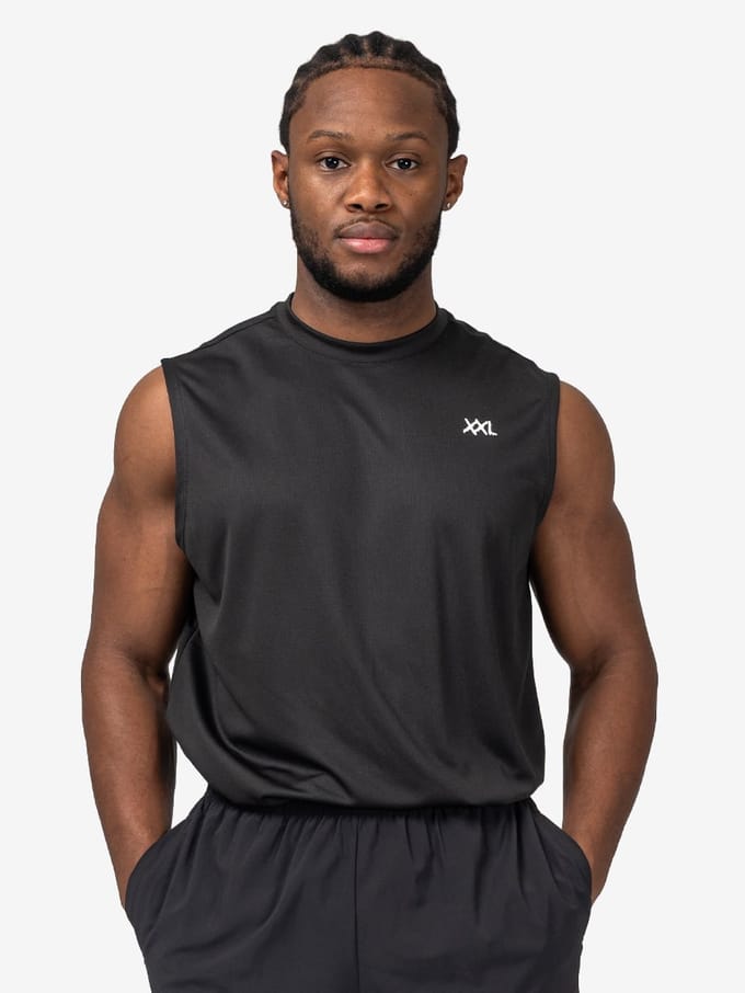 XXL Sportswear Active Tank - Black Zwart M