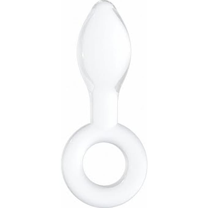 Chrystalino Plugger -  White glazen dildo