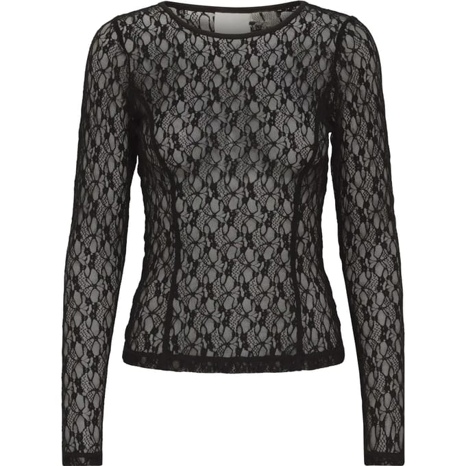 Dames-T-shirt met lange mouwen Ichi Lacey