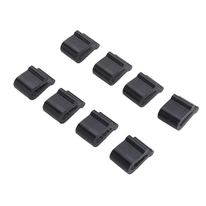 8 STuks Oven Deksel Beschermers Clips Plastic Kookgerei Beschermers Clips Multifunctioneel Pot Deksel Flexibel black