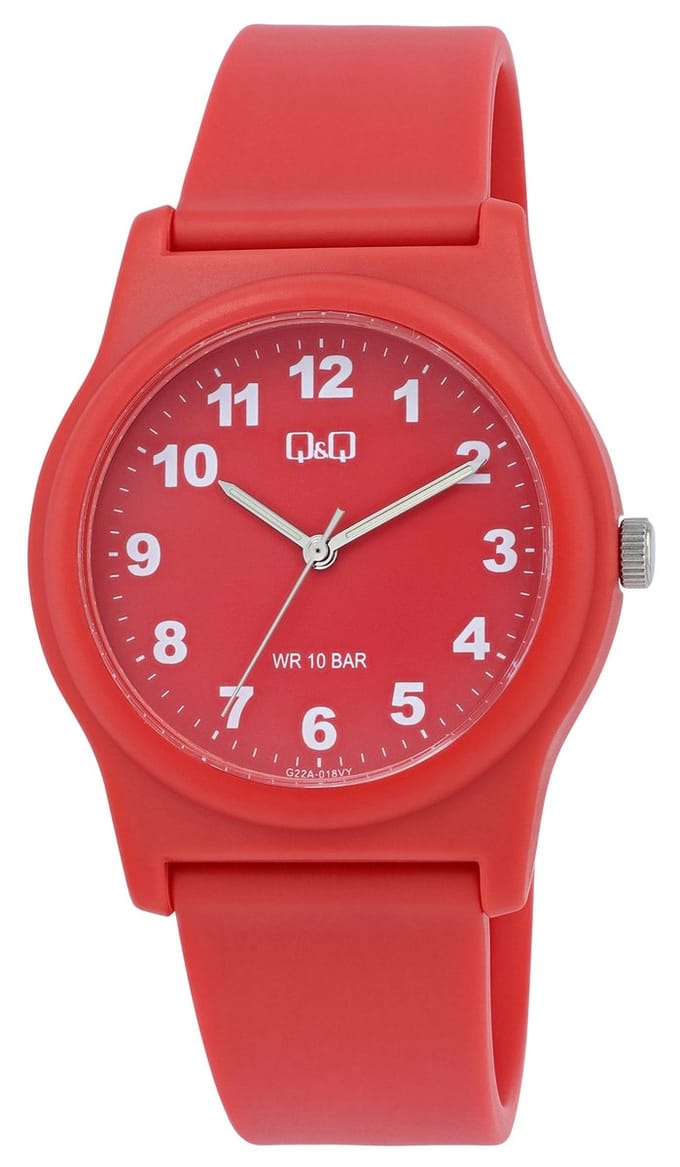 Q&Q Herenhorloge Resin Mineralglas