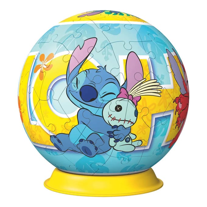 Ravensburger - Puzzle-Ball Disney Stitch - 3D Puzzelbal - 72 Stukjes
