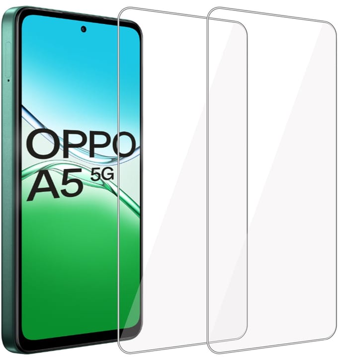 ChiGuard Screenprotector 2x geschikt voor OPPO A5 5G Screenprotector - Beschermglas - Curved - GuardCover