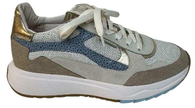 Floris Van Bommel Sfw-10159 Suvi Sneakers - Leer - Dames - Wit - Maat 41