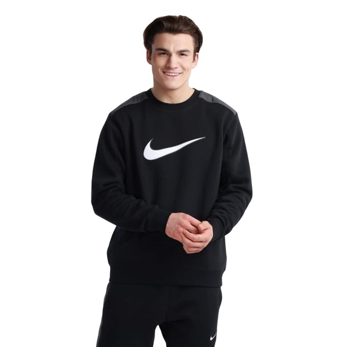 Nike Large Swoosh Logo Zwarte Trui