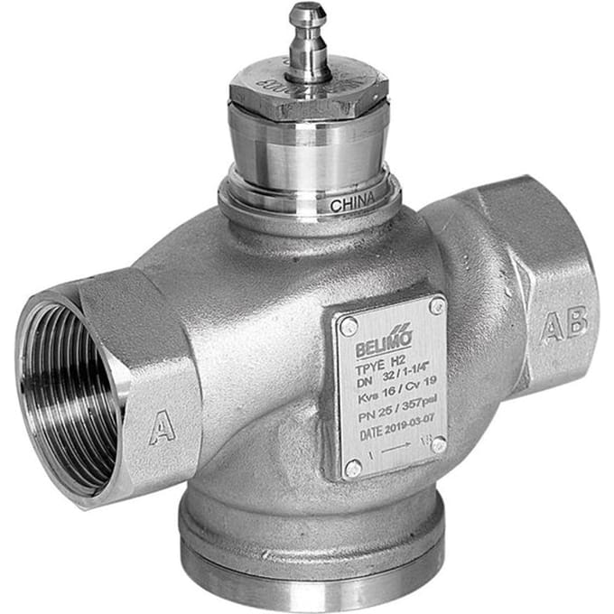 Belimo Klepafsluiter Rp1-1/4 Kvs16 RVS PTFE /FFKM 20mm Slag PN25 H232S-M
