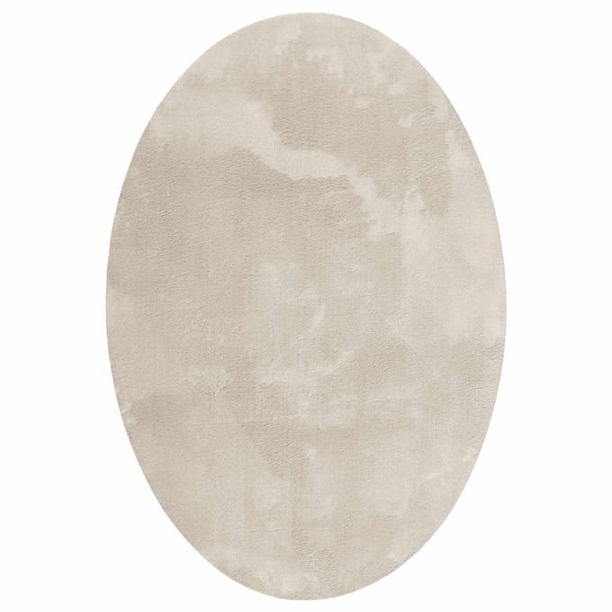 vidaXL - Tapijt - HUARTE - Beige - 140 - x - 200 - cm - 100% - Polyester