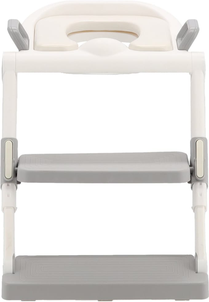 Puck Toilet Trainer Opvouwbaar - Wit/Grijs