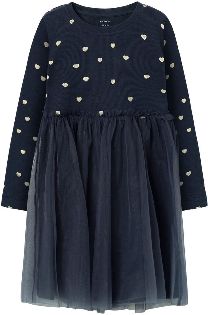NAME IT - NMFNADJA LS DRESS NOOS - Meisjes - Jurken