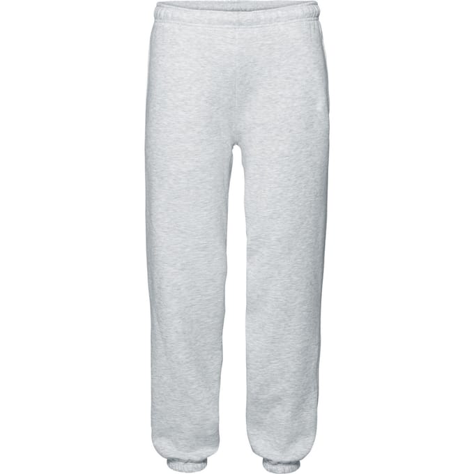 Fruit of the Loom Heren Joggingbroek met elastische zoom (Heide Grijs)