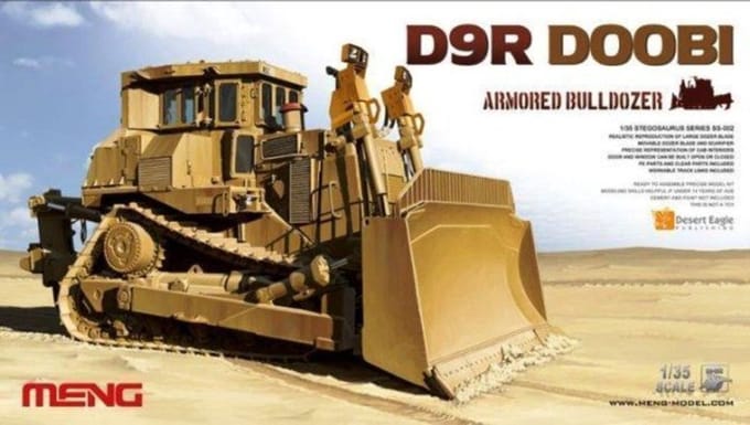 Meng Model Modelbouwpakket Militaire voertuigen - MENG SS002 D9R Armored Bulldozer Plastic - 1:35 - Modelbouw