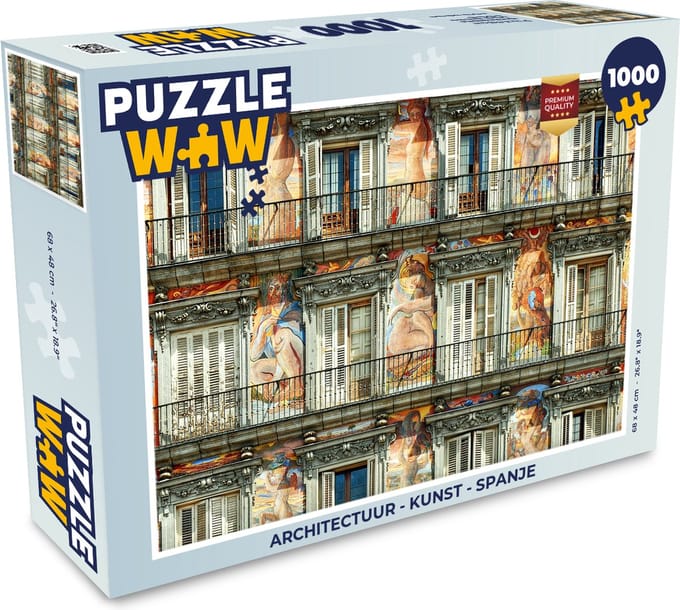 Puzzel Architectuur - Kunst - Spanje - Legpuzzel - Puzzel 1000 stukjes volwassenen