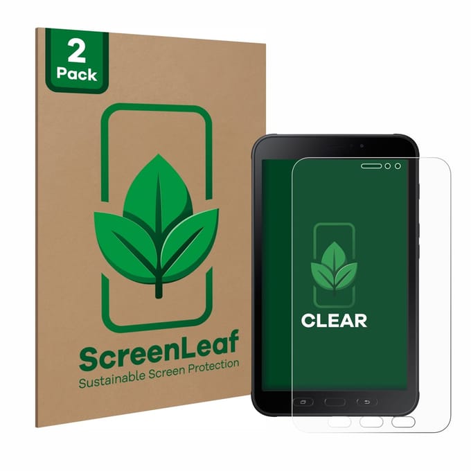 2 Stuks Screenprotector voor Samsung Galaxy Tab Active 2 - Hoogwaardige Beschermfolie transparant