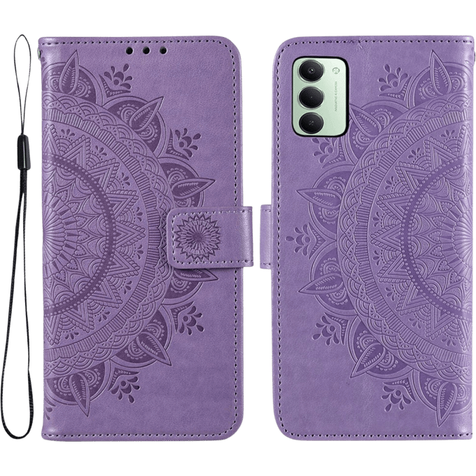 Comfycase Xiaomi Redmi 15 5G Mandala Wallet Paars