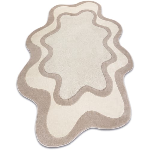 Kleden Rugsx DUNE 8086 SHAPE vloerkleed crème / beige 200x290 cm