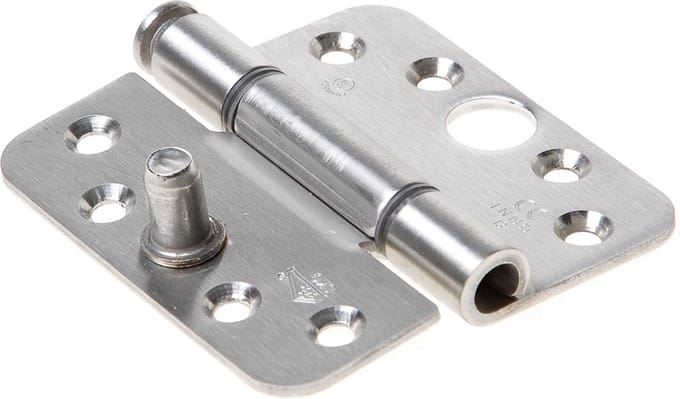 BSW Scharnier V RD 818 STD - RVS - 89 x 89 x 3 mm - met veiligheidspen