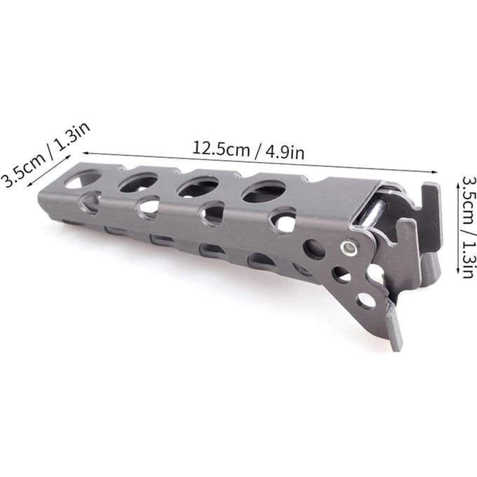 Pannenhandler Potlifter Houder Gripper Pan Clip Klem Camping Kookgerei Hete Schotel Houder gray
