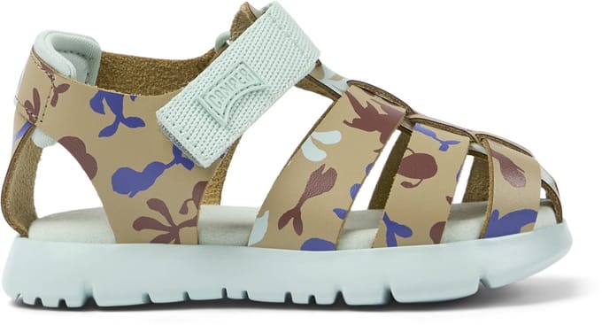 Camper Oruga Sandalen - Kinderen - Beige Blauw - 24