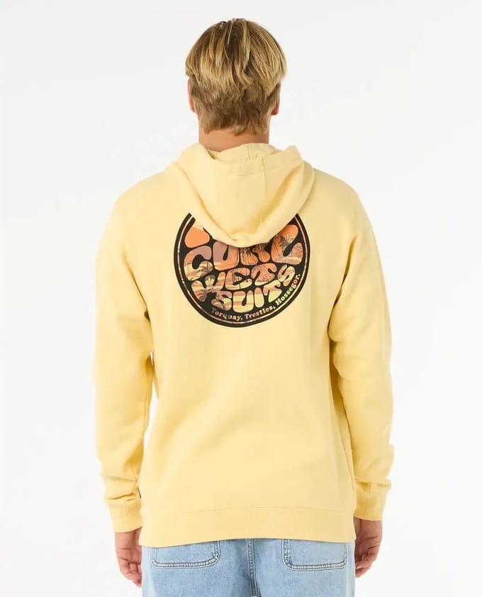 Rip Curl Wettie Passage Icon Zip Thru - Straw
