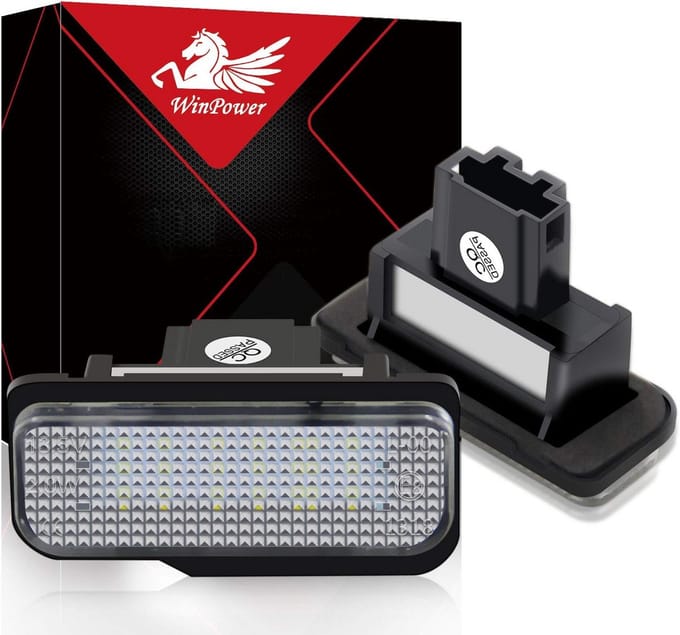 LED Kentekenverlichting Wit 6000K Set Compatibel met Diverse Mercedes Modellen