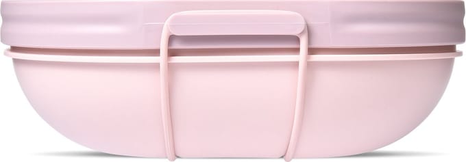 Saladeschaal met Deksel 1,1L Recycled Plastic - Roze