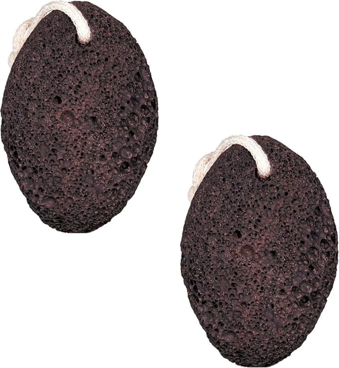 Pumice Stone - Extra Large 10-12 cm: Effective Callus Removal with Natural Volcanlava Stone 2 Pieces