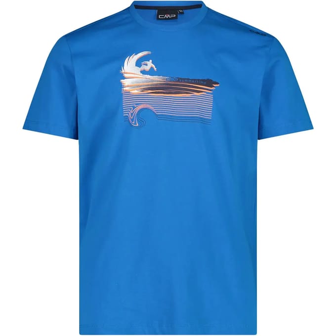 T-shirt met tropische print CMP