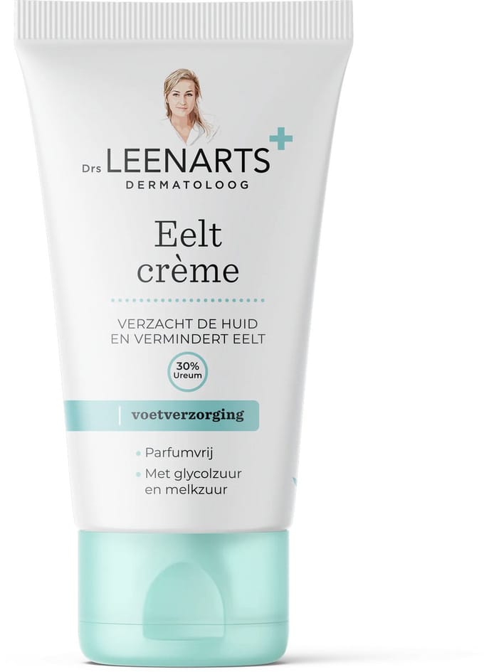 Drs Leenarts Eelt Crème – 30 % Ureum – Glycolzuur & Melkzuur – Parfumvrij – 50 ml