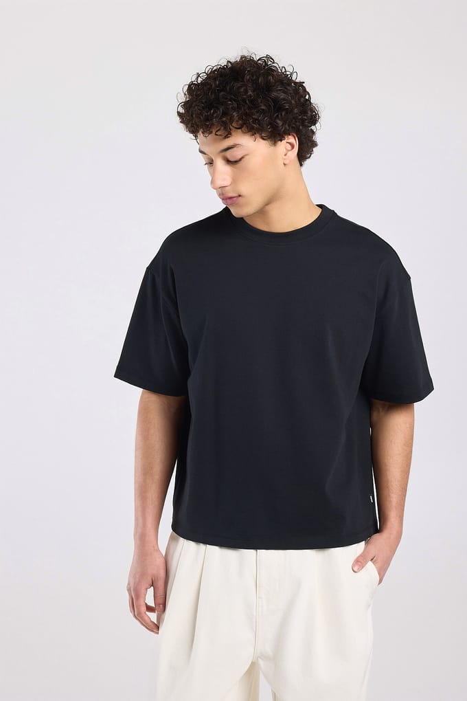 America Today Eddie Black Taglia: L | Magliette basic Outlet | Uomo | Nero