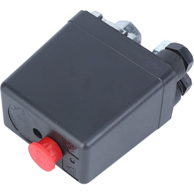 Luchtcompressor Drukschakelaar Regelklep Enkel Gat 0,5‑1,2 MPa (72,5 175 psi) 220V G1 4