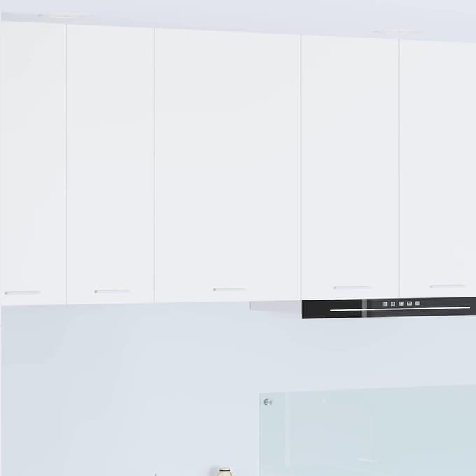 vidaXL - Hangkast - Wit - 50 - x - 31 - x - 80 - cm - Bewerkt - hout