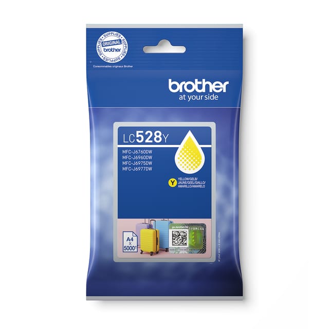 Brother Inktcartridge LC-528Y Geel Extra hoge capaciteit