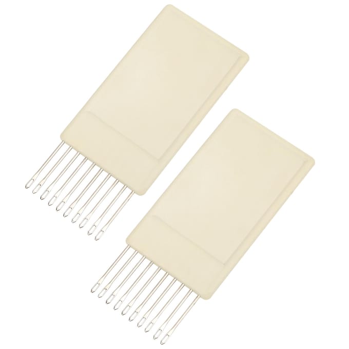 2 stuks transfernaaldgereedschap 10 klauwen geen krassen duurzame breimachine accessoires voor universele white