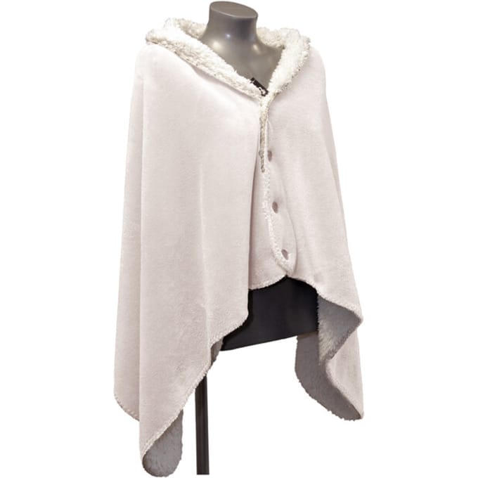 Unique Living - Omslagplaid Coby 75x150cm - Dove White