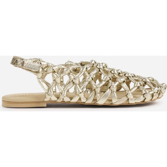Bronx Ann-aya Sandal Champagne Maat: 38 | Sandalen Outlet | Dames | Goud