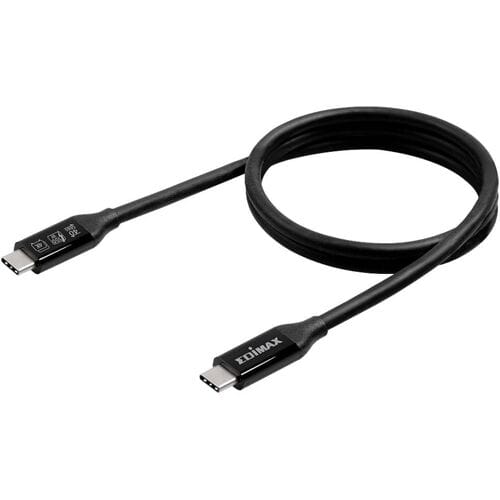 EDIMAX UC4-0050TB USB-kabel USB 4.0, Thunderbolt 3 USB-C stekker 0.50 m Zwart