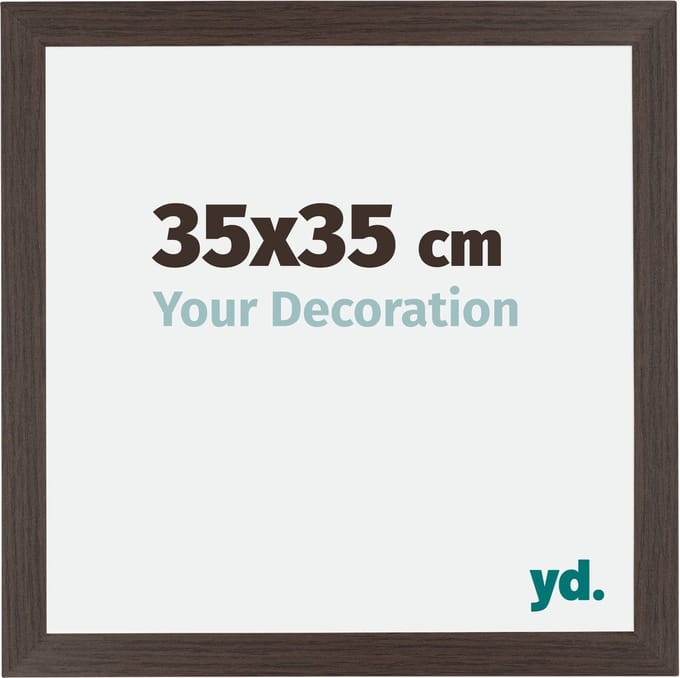 Your Decoration - Fotolijst 35x35 cm - MDF - Eiken Donker - Mura